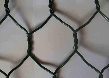 Manden van het de Draadnetwerk van Vloeistaal de pvc Met een laag bedekte Gabion Dubbele Verdraaide Hexagonale