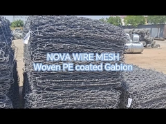 Geweven gabion van maritieme kwaliteit - gegalvaniseerd + PVC voor offshoreconstructies