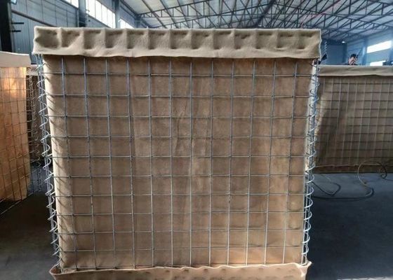 Beveiligd en landschapsarchitectuur Makkelijk gelast Gabion Box itaire defensieve barrières 76.2 X 76.2mm 4.0mm
