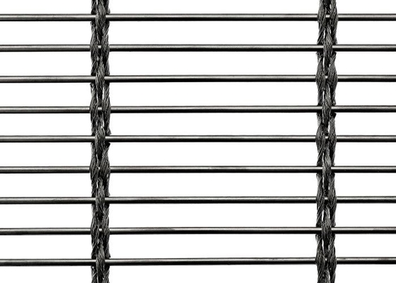 Architecturale wandkabel decoratieve gaas geweven panelen SS 304