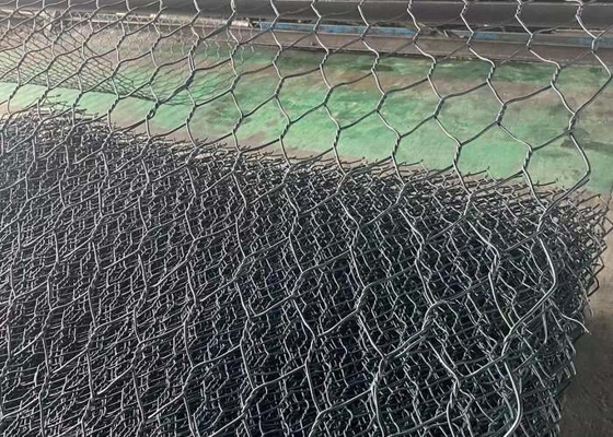 De Vriendschappelijke 60mmx80mm Groene pvc Met een laag bedekte Gabion Draad Mesh For Slope Paving van ECO