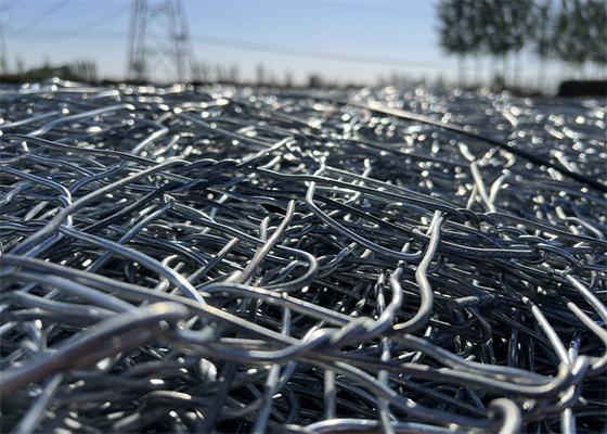 1m*1m*2m Hoge treksterkte PVC Polymeer Gecoat Gabion Draad Mesh Rock Cage
