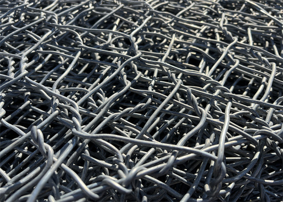 Gabiongesloten draadnet met flexibele afmetingen en gegalvaniseerde of PVC-gecoate afwerking