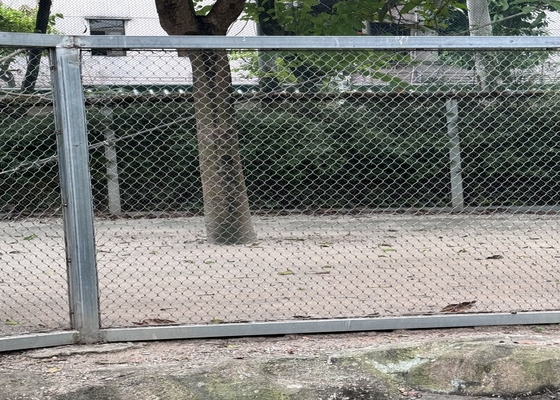 Hoge sterkte 2 mm diameter draad touwnet voor veilige dierentuin dierenhokken