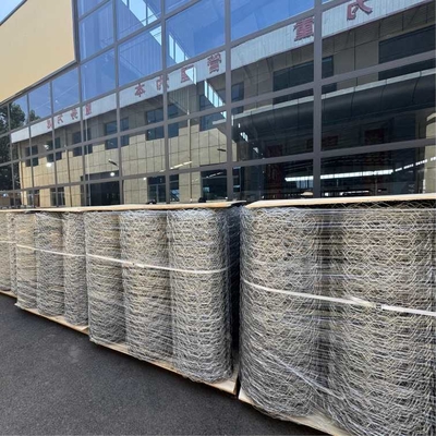 Gegalvaniseerde Gabion draadmaas rollen 80x100 gat Grootte 2.70mm Draaddiameter