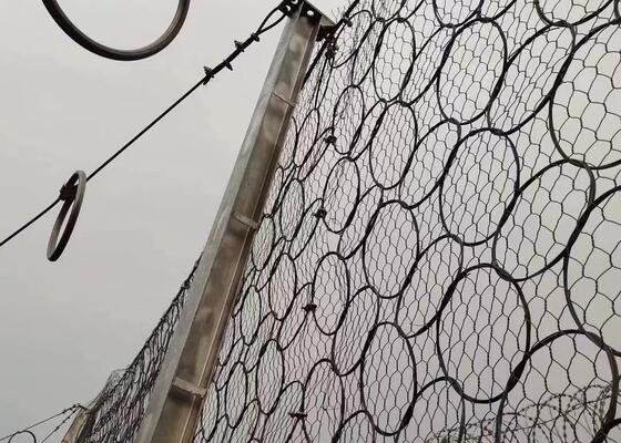 Rocksfall Protection Zoo Rope Mesh Innovatieve Ring Mesh-oplossing voor rockfallbeheersing en terreinstabilisatieprojecten