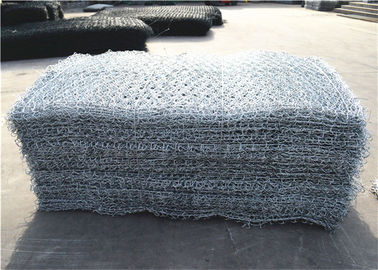 2x1x0,5m gegalvaniseerd staal zeshoekig gabion gaas 100x120mm 230g/m2