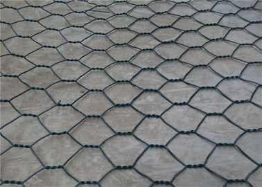 Veiligheidspvc bedekte Hexagonaal Draadnetwerk, Gegalvaniseerde Gabion-Doosspanwijdte Met lange levensuur met een laag