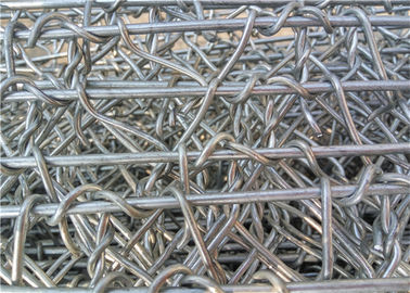 Versterkt Gabion-Draadnetwerk/Gegalvaniseerde Muurmand 60 * 80 Mm-Gatengrootte
