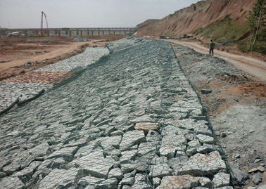 De verdraaide van de de Matraserosie van Draad Gabion Vorm van het de Controle Hexagonale/Vierkante Gat