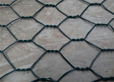 Pvc bedekte Hexagonale Gabion-Doos voor Erosiecontrole/Gabion-Matras met een laag