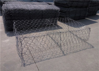 Versterkte itaire zeshoekige gegalvaniseerde gabiondozen met 3,4 mm Selvedge draad