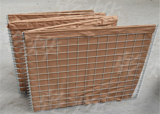 Gegalvaniseerde ijzeren draad defensief bastion barrière systeem 3.0mm 50x50mm