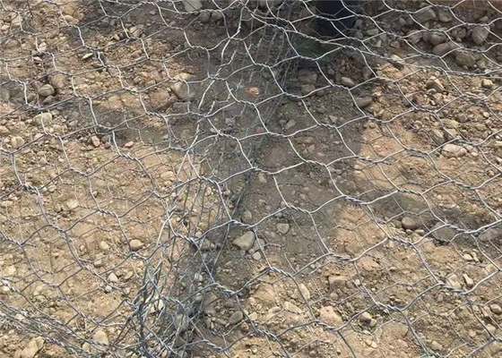 Hete Ondergedompelde Gegalvaniseerde Hoogspanning Gabion Mesh Cage For River Reconstruction