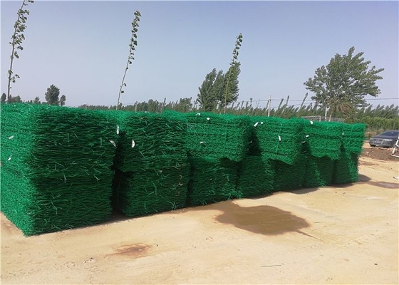 Pvc gecoate metalen schanskorven Zware gegalvaniseerde oeverbescherming
