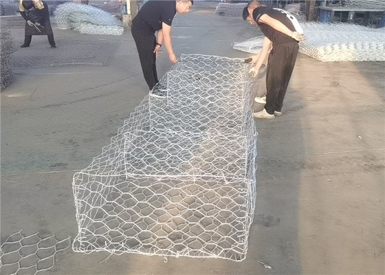 6*8, van de het Metaaldraad van 8*10,10*12 de Steen Gevulde Kooi van Gabion voor Grond of Riverbank-Erosiebescherming
