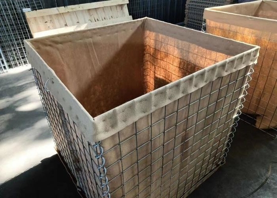 Zwaar draadpaneel itaire barrière met een met zink bekleed oppervlak en een spiraaldraadverbinding