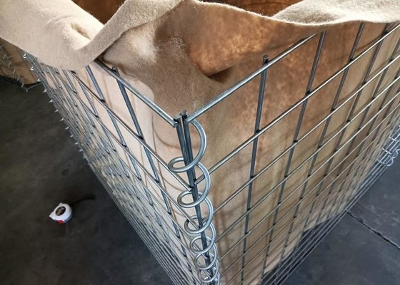 75x75mm 6.0mm itaire defensieve barrières Gespannen met zand gevulde barrières overstromingsbestrijding makkelijk te installeren