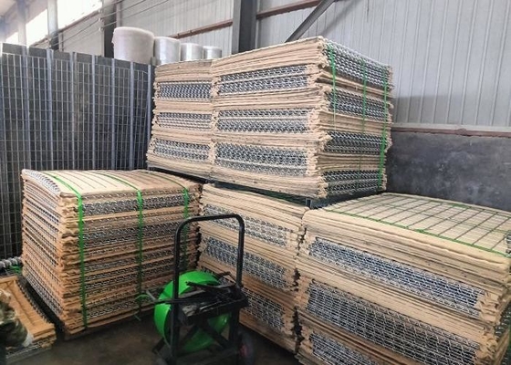 100*100 mm gatgrootte itaire  barrières gegalvaniseerd na lassen voor effectieve inperking