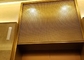 Gouden Ss 304 Sierdraad Mesh For Elevators Hall Lobby