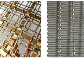 Geweven Ss 316 Decoratief Metaal Mesh Screen For Restaurant Decoration
