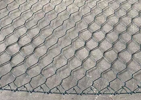 Zilver Gegalvaniseerde Gabion-Draad Mesh For Retaining Wall System 80mmx100mm