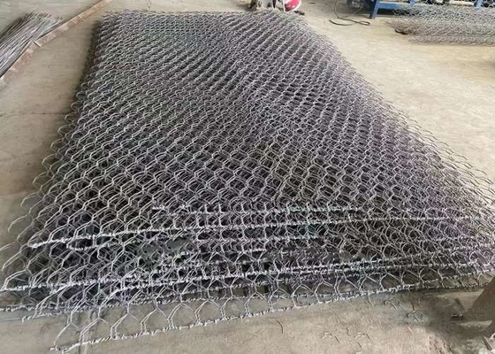 PVC-coating  Gabion Matras Geweven Mesh Gabion ISO9001 Goedgekeurde hellingsbescherming Gabion manden Matras