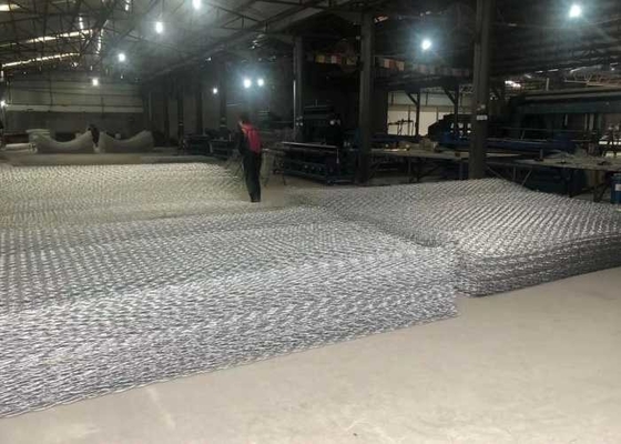 Pvc Met een laag bedekte Eco Vriendschappelijk  Gabion Mattress Slope Protection