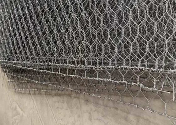 Zinkdeklaag 220-240g/M2  Gabion Mattress 60*80mm Gat