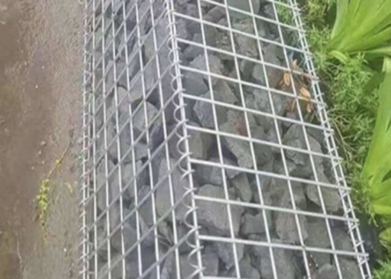 PVC-gecoate gegalvaniseerde gelaste gaas gabions voor keerwanden
