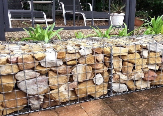 De gelaste Draad Mesh With 50mm*50mm van Douanepvc Met een laag bedekte Gabion Mesh Open