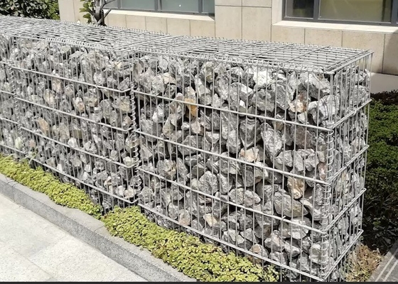 De gelaste Draad Mesh With 50mm*50mm van Douanepvc Met een laag bedekte Gabion Mesh Open