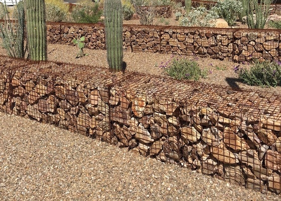 Van de het Staaldraad van Gabion van de Eco de Vriendschappelijke Behoudende Muur Manden Gegalvaniseerde Gelaste Comités
