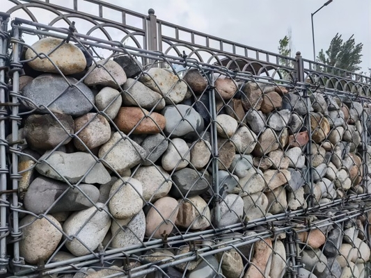 Zware corrosiebestendig gegalvaniseerd staaldraad Gabion doos voor rivierbank bescherming