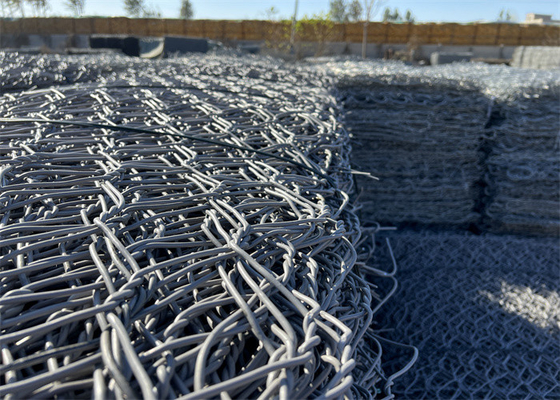 1x1x1m Gabion draadnet Pvc coating Dikte 0,2-1 mm
