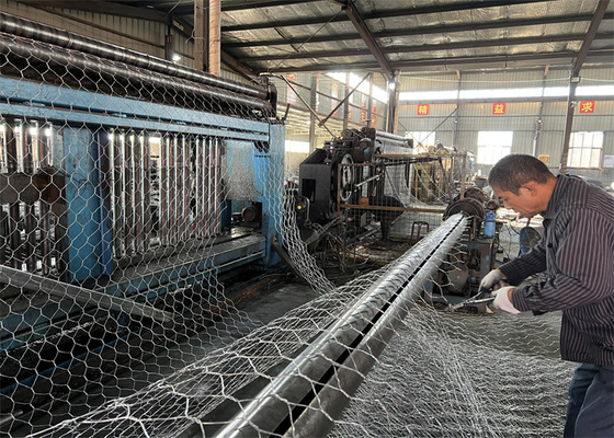 50 mm x 50 mm Gabion draadnet Controle en begeleiding van water of overstroming