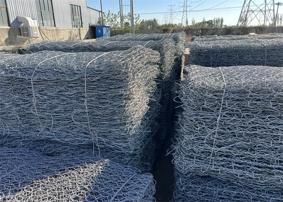 1x1x1m Gabion draadnet Pvc coating Dikte 0,2-1 mm