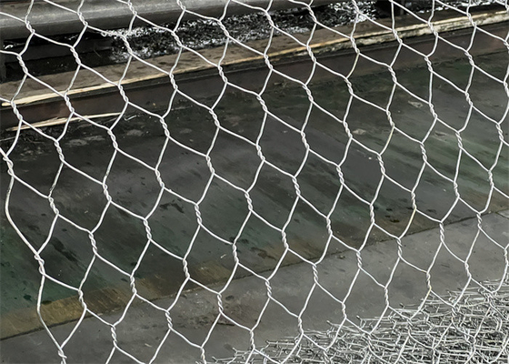 PVC-gecoate gegalvaniseerde stalen zeshoekige gabondozen met aanpasbare kooien