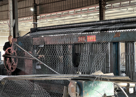 Flood Control 3.2mm Gabion Mesh Cage Voor Stone Sack Gabion dozen Rivier vullen Gabion zakken