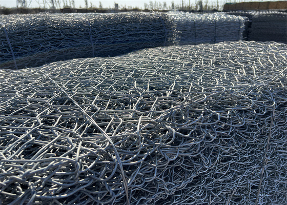 Hexagonale Mesh Metalen Gabion Baskets 1mx1mx1m
