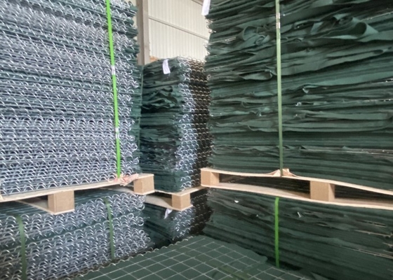 5.0mm Mesh Wire Panel itaire barrière Met 300g/m2 Geotextiel Stof Gewicht