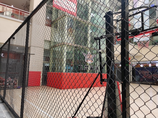 150 g/m2 coating Romboïde Chain Link Fence Mesh 3mm OD