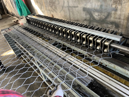 2x1x1m Galfan Gabion Basket Steunmuur 3,4 mm