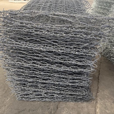 Gegalvaniseerde Gabionbaskets van staal 1m x 1m x 1m voor kustbescherming