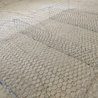 PVC gecoat zeshoekig gaas voor gabionmanden voor erosiebestrijding 10x12cm