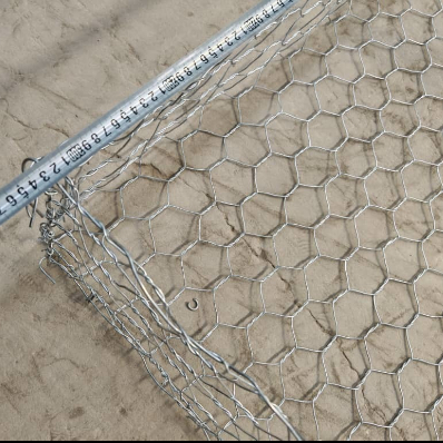 PVC gecoat zeshoekig gaas voor gabionmanden voor erosiebestrijding 10x12cm