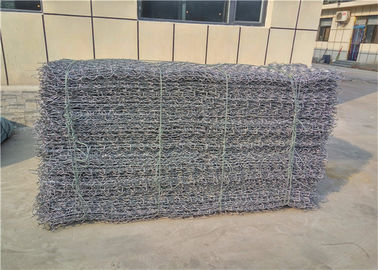 80mmx100mm Mesh Grootte PVC gecoat warm gedompeld gegalvaniseerd Gabion kooien voor stevige constructie