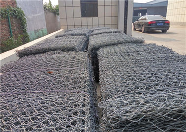 80mmx100mm Mesh Grootte PVC gecoat warm gedompeld gegalvaniseerd Gabion kooien voor stevige constructie