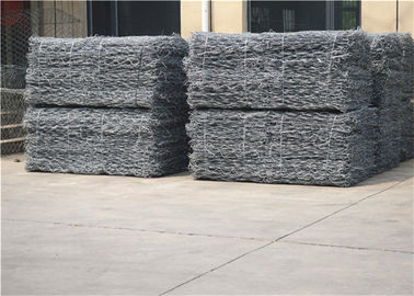 Eco-vriendelijke gegalvaniseerde draad Gabion mand PVC bedekt Gemakkelijk bouwmethode overstromingsbestrijding Gaibon manden