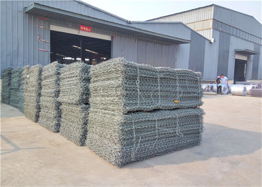 Eco-vriendelijke gegalvaniseerde draad Gabion mand PVC bedekt Gemakkelijk bouwmethode overstromingsbestrijding Gaibon manden